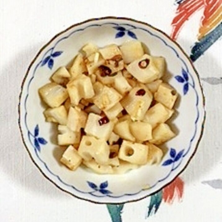 レンコンのアンチョビ炒め